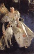 Anders Zorn Mrs Bacon France oil painting artist